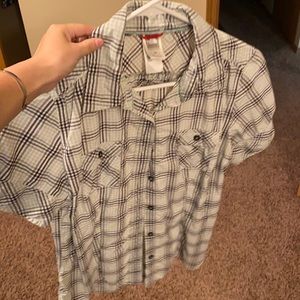 Short sleeve flannel